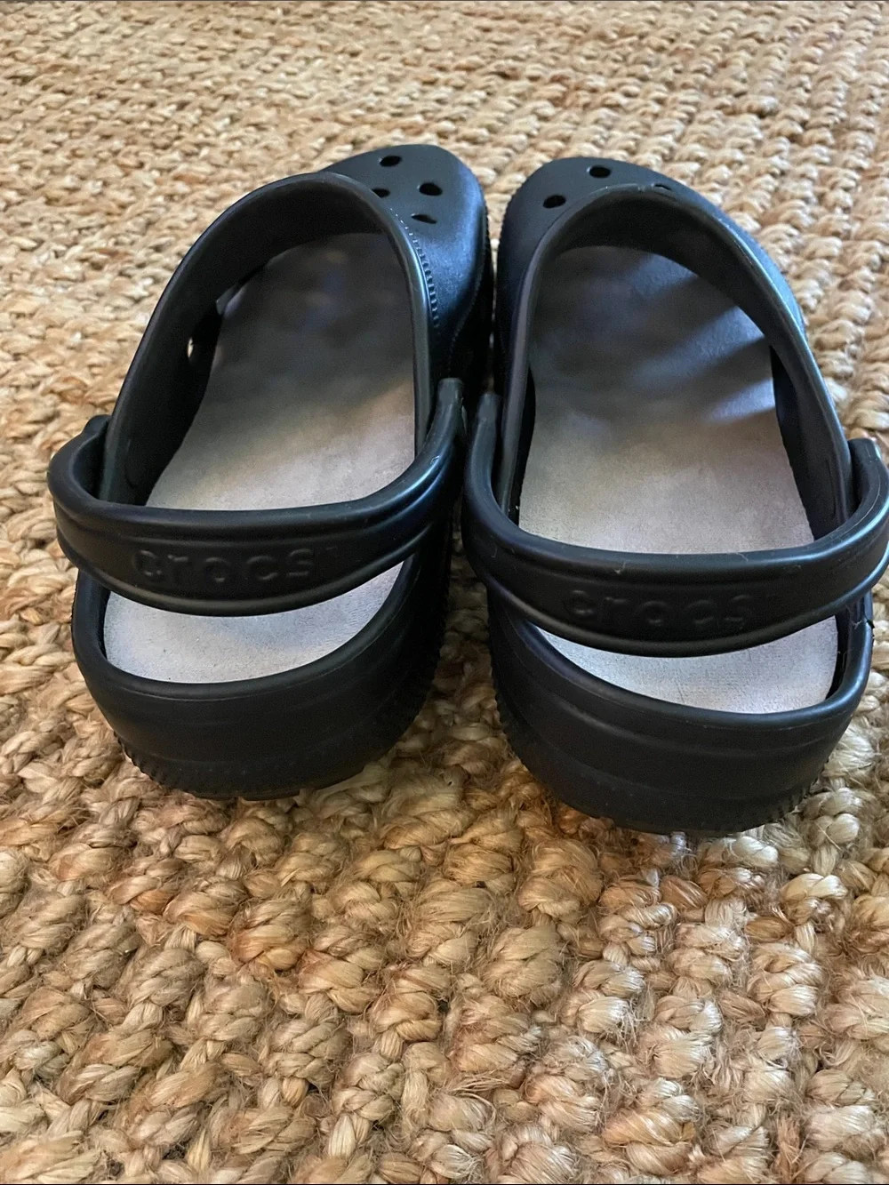CROCS Classic Black Slip-On Men's Clogs/with wheels